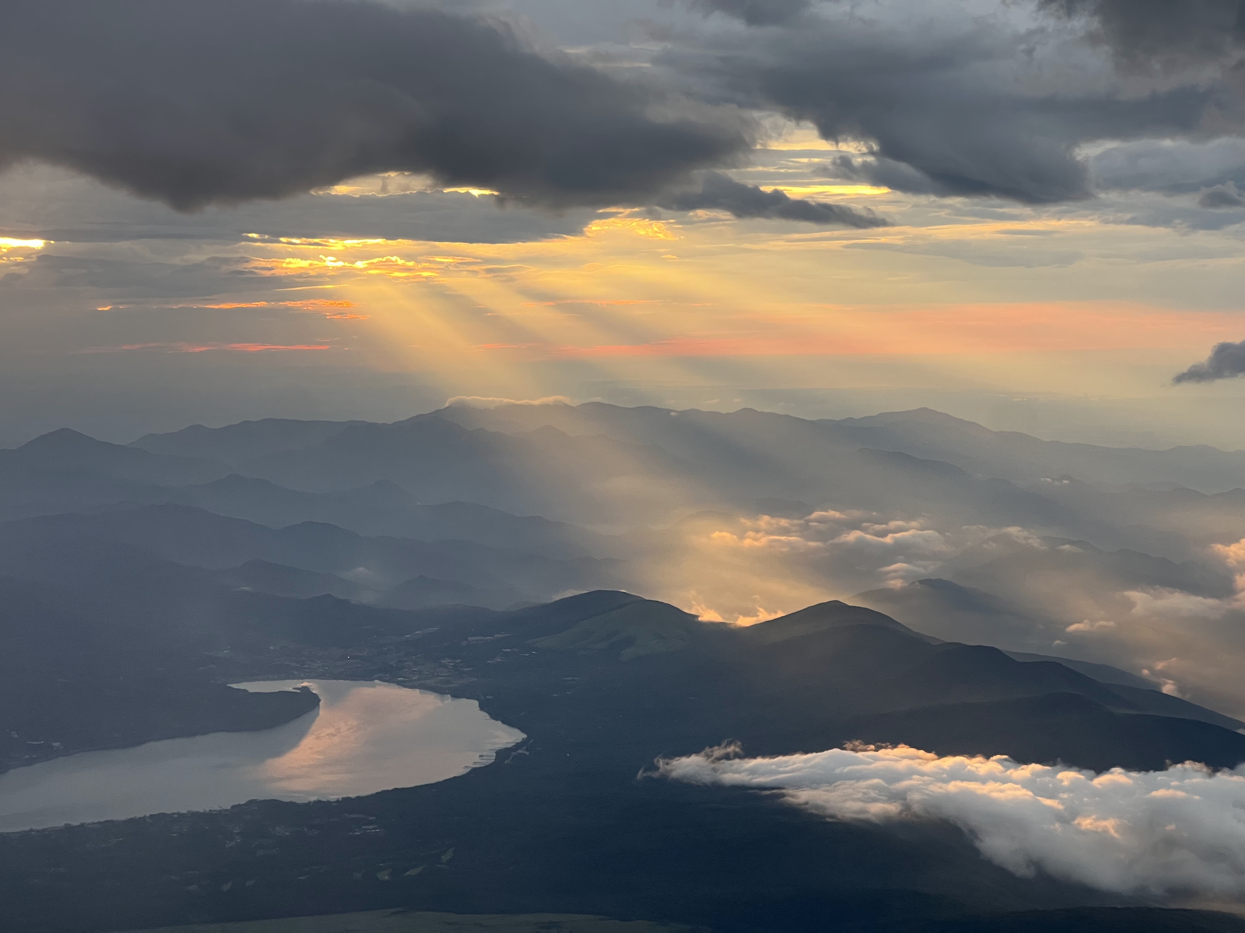 Near the summit of Mt. Fuji